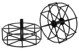 ProGARDEN Set roti metalice 500x170, manicot cu flanse, hex 32mm pentru