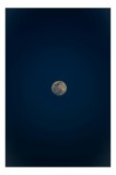 Tablou Canvas, "Luna strălucitoare pe cerul nopții", Lună, Cer, Noapte, Lumină, Mister, Serenitate, Univers, Pacea, 26 x 39 cm, CMCLASS