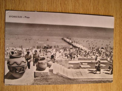 QW24 E - Carte postala - tematica turism - vedere - Eforie Sud 1 foto