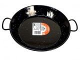 Tigaie din otel emailat vitrificat, paella valenciana fructe de mare, diametru 20 cm, 2 manere, Garcima, GRC20220