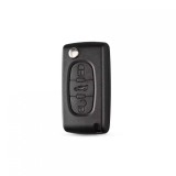 Carcasa Cheie Telecomanda 3 Butoane Peugeot Citroen, Lama Netaiala, Plastic ABS, Compatibila, Fara Sigla