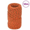 Gossi franghie de barca, portocaliu, 2 mm, 50 m, polipropilena