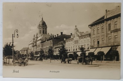 ARAD , ANDRASSYTER , CARTE POSTALA ILUSTRATA , 1911 foto