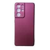 Husa compatibila cu Samsung Galaxy A32 4G/LTE - Silicon Slim, Visiniu, ALC MOBILE