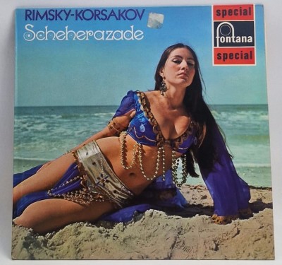 Rimsky - Korsakov - Scheherazade NM / NM vinil LP disc Fontana UK 1970 muzica clasica, romantica foto