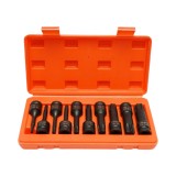 Trusa chei tubulare biti torx T30-T100, patrat 1/2 inch Cr-Mo 10 piese Breckner Germany