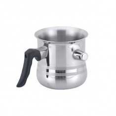 Ibric Floria ZLN-4076 pentru fiert lapte si ciocolata, 1.5 L, Inox, Pereti dubli si avertizare sonora - ZLN4076 foto