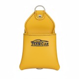 Cumpara ieftin Organizator Auto Multifuncțional din Piele Galben TeamCar &ndash; Buzunar Depozitare Grilă Ventilație