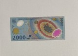 Bancnota Romania 2000 lei 1999 ECLIPSA UNC