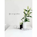 Cumpara ieftin Sticker Perete Autocolant Scris 10x55cm &quot;You are my Sunshine&quot; - 26352