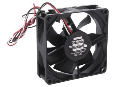 Ventilator axial 12VDC 80x80x25mm 70,2m3/h 30dBA foto