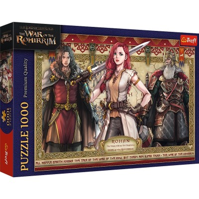 PUZZLE TREFL 1000 STAPANUL INELELOR RAZBOIUL ROHIRRIMILOR foto