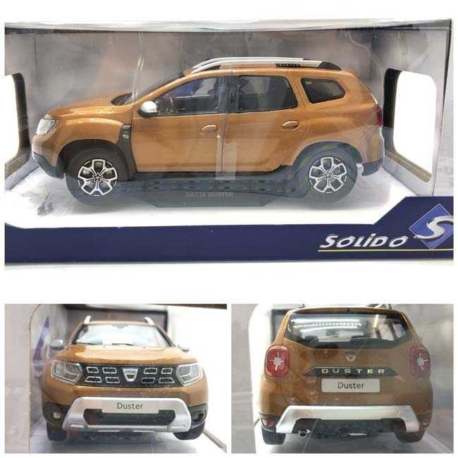 Macheta Dacia Duster 2018 mk2 Coniac scara 1/18 SOLIDO