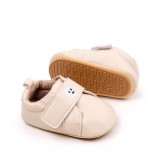 Pantofiori bebelusi crem cu talpa flexibila si design elegant (Marime
