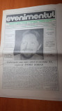 Ziarul evenimentul 19-25 februarie 1990 anul 1,nr. 1 al ziarului-prima aparitie