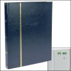 Clasor timbre 16 pagini albe cu coperta albastra Albastru