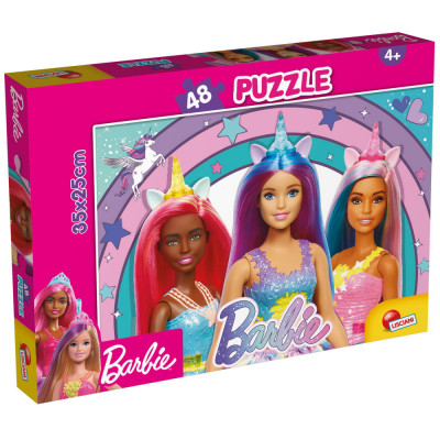 Puzzle - Barbie si magia unicornului (48 piese) PlayLearn Toys foto