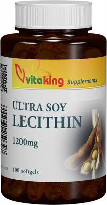 Lecitina din soia 1200mg 100cps foto