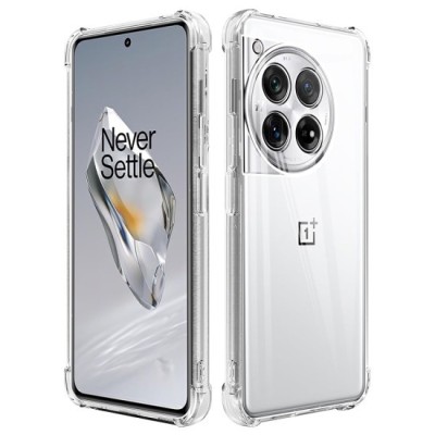 Husa pentru OnePlus 12 - Techsuit Shockproof Clear Silicone - Clear foto