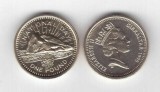 GIBRALTAR █ MONEDE COMEMORATIV █ 1 Pound █ 1995 █ National Day █ UNC
