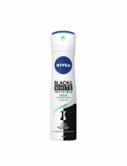 Deodorant spray Nivea Invisible for Black &amp;amp; White Fresh antibacterial, 150 ml foto