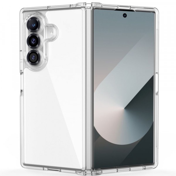 Husa pentru Samsung Galaxy Z Fold7 F966, Tech-Protect, Flexair Hybrid, Transparenta