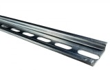 Sina DIN omega pentru sigurante 35mm perforata 250mm otel zincat potrivita pentru 12 module, LEDO
