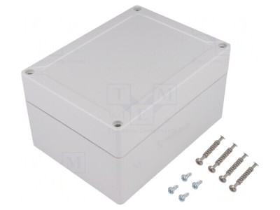 Carcasă universală gri ABS 122x162x90mm foto