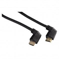 Cablu HDMI Hama, 90 grade, Ethernet, gold-plated, 1.5 m foto