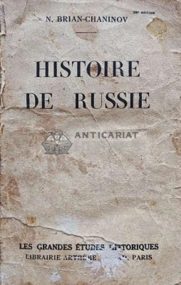 Histoire de Russie (1929) - 1929 - Nicolas Brian Chaninov (E169) foto