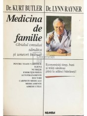 Kurt Butler - Medicina de familie (Editia: 1998) foto