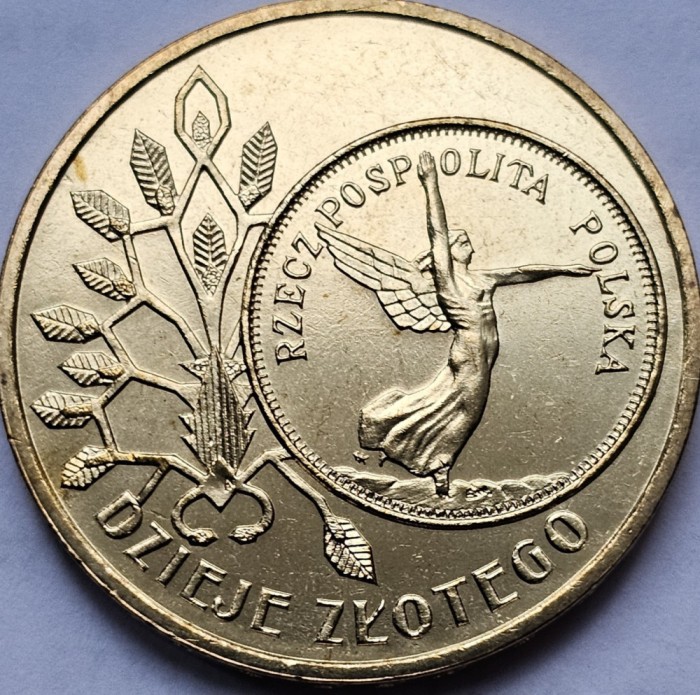 2 Zlote / Zloti 2007 Polonia, Dzieje Złotego Nike, unc-Aunc