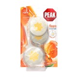 Cumpara ieftin Rezerva odorizant WC Peak 3 x 45 g Floare curatare Mandarina