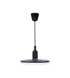 Lustra pentru camera copilului, LED lampa suspendata KIKI E27 10W 3000K-Culoare Negru