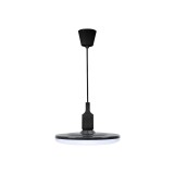Lustra pentru camera copilului, LED lampa suspendata KIKI E27 10W 3000K-Culoare Negru