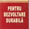 (H01) ION ILIESCU-Pentru dezvoltare durabila-dedicatie si autograful autorului
