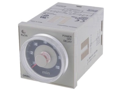 Timer DPDT 0,05-12 minute 24V AC/DC foto