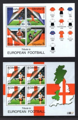 Gibraltar 2000 - C.M. fotbal, blocuri neuzate foto