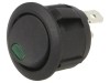 Rocker Switch SPST 2 ON-OFF 20A/14VDC Negru cu LED RA