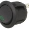 Rocker Switch SPST 2 ON-OFF 20A/14VDC Negru cu LED RA