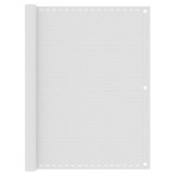Cumpara ieftin Paravan de balcon, alb, 120x400 cm, HDPE