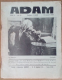 REVISTA ADAM NR. 94/ian.1937: poezii+foto MAX BLECHER/recenzie INIMI CICATRIZATE