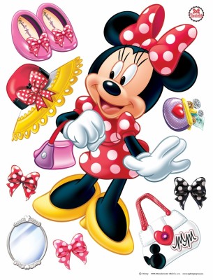 Sticker Minnie Mouse - 65x85cm - DK1703 foto