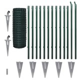 Cumpara ieftin Euro gard, verde, 25 x 1,2 m, otel