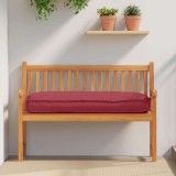 VidaXL Perna pentru palet spate/sediu, culoare bordo, 120 x 50 x 12 cm, material Oxford.