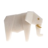 Statueta elefant bej 25 cm