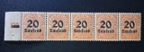 Germania Republica de la Weimar 1923 Hiperinflație "Mărci Oficiale de Serviciu / Dienstmarke 20 Tausend" - FD1