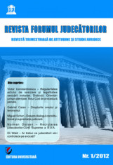 Revista Forumul Judecatorilor - nr. 1 2012 foto