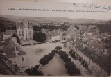 1920 CP ptr familia Moțoc / Meursault Cote d Or France, verso semnaturi olografe