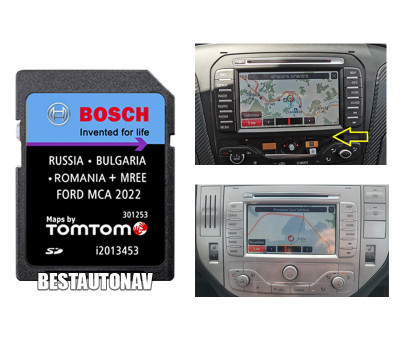 Card navigatie Ford MCA Romania 2022 pentru Focus Mondeo Kuga Galaxy foto